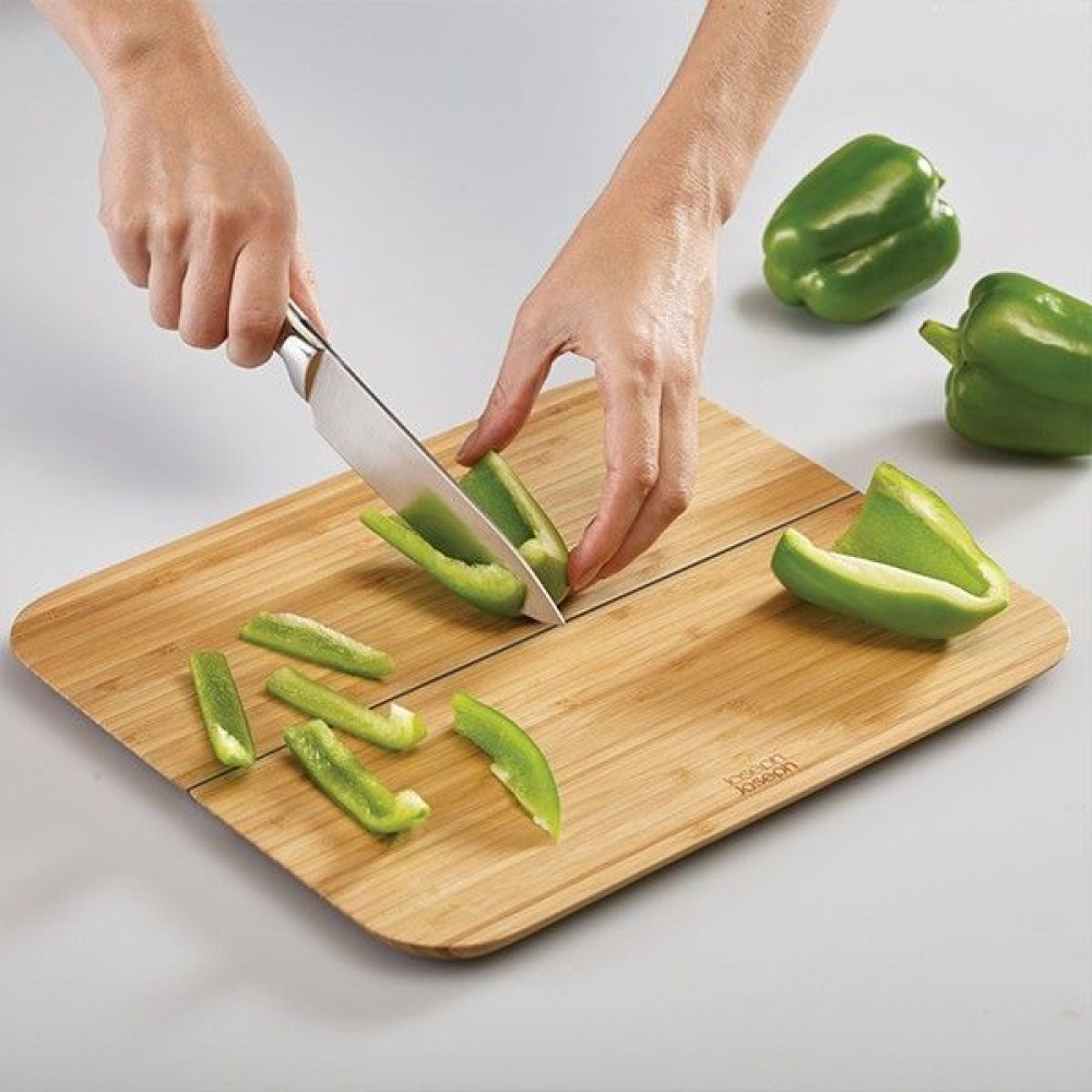 Доска разделочная Joseph Joseph Chop2Pot, бамбук, 33 х 27 х 1 см