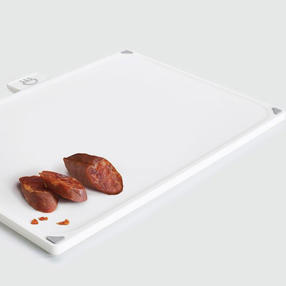 Набор разделочных досок с ярлычками
и кейсом для хранения Joseph Joseph CHOPPING BOARDS, графит, 34,6 х 27,3 х 8,3 см, 5 пр.