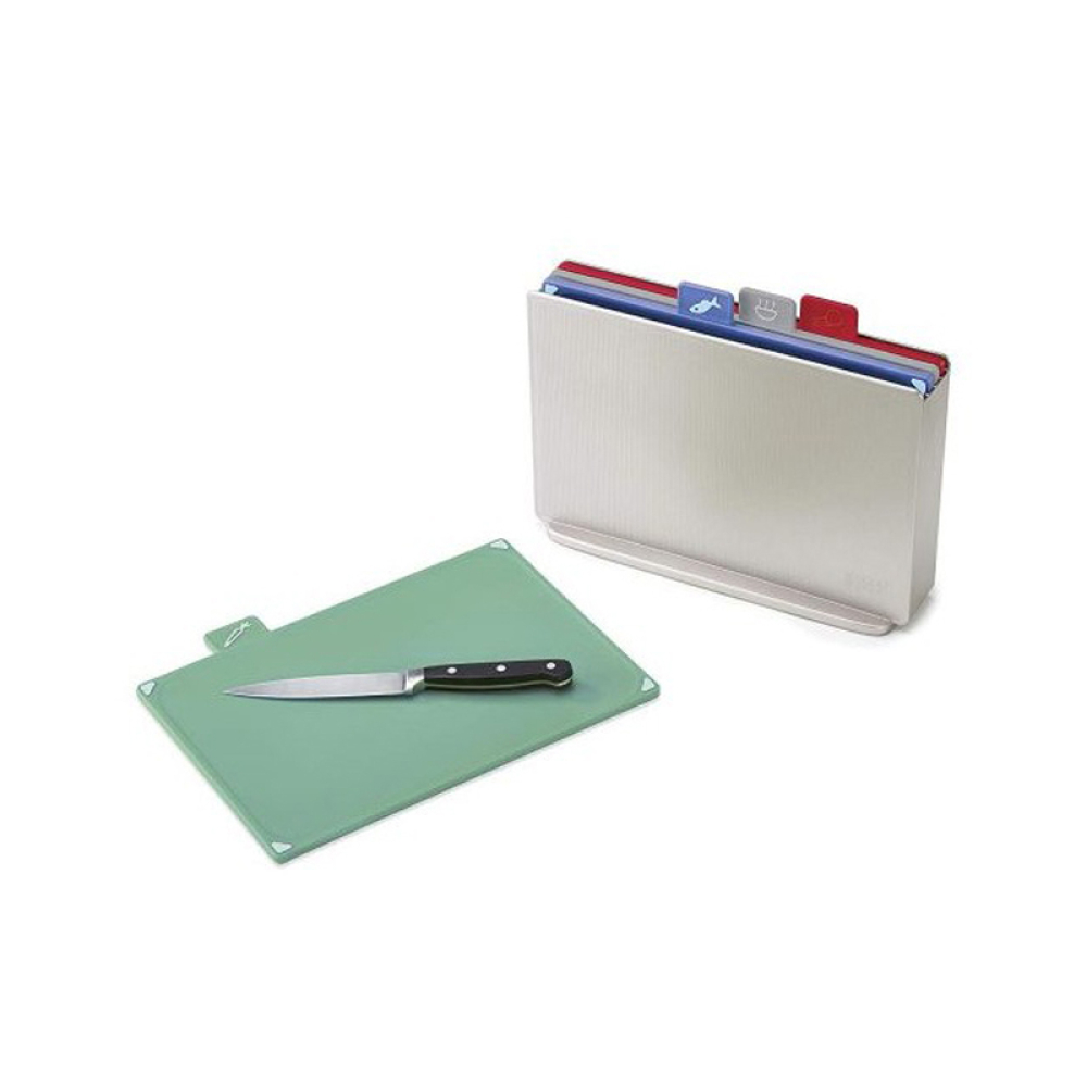 Набор разделочных досок с ярлычкамии кейсом для хранения Joseph Joseph CHOPPING BOARDS, 30,5 х 23,3 х 8,3 см, 5 пр.