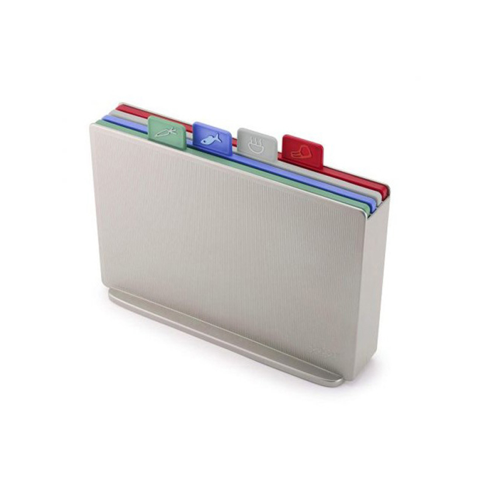 Набор разделочных досок с ярлычкамии кейсом для хранения Joseph Joseph CHOPPING BOARDS, 30,5 х 23,3 х 8,3 см, 5 пр.