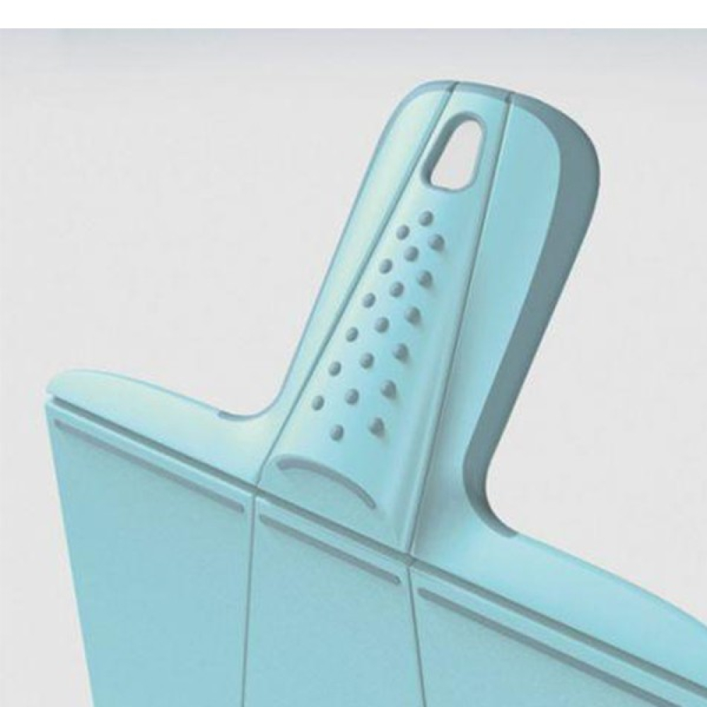 Доска разделочная складная Joseph Joseph Chop2Pot, голубая, 48 х 27 х 1,5 см