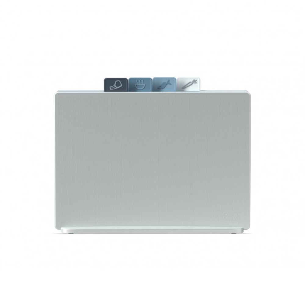 Набор разделочных досок с ярлычкамии кейсом для хранения Joseph Joseph Sky Edition, голубой, 34,6 х 27,3 х 8,3 см, 5 пр.