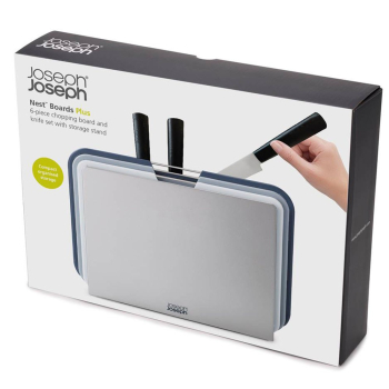 Набор разделочных досок Joseph Joseph Nest Boards с подставкой и ножами, 33,3 х 35,5 х 10 см, 7 пр.
