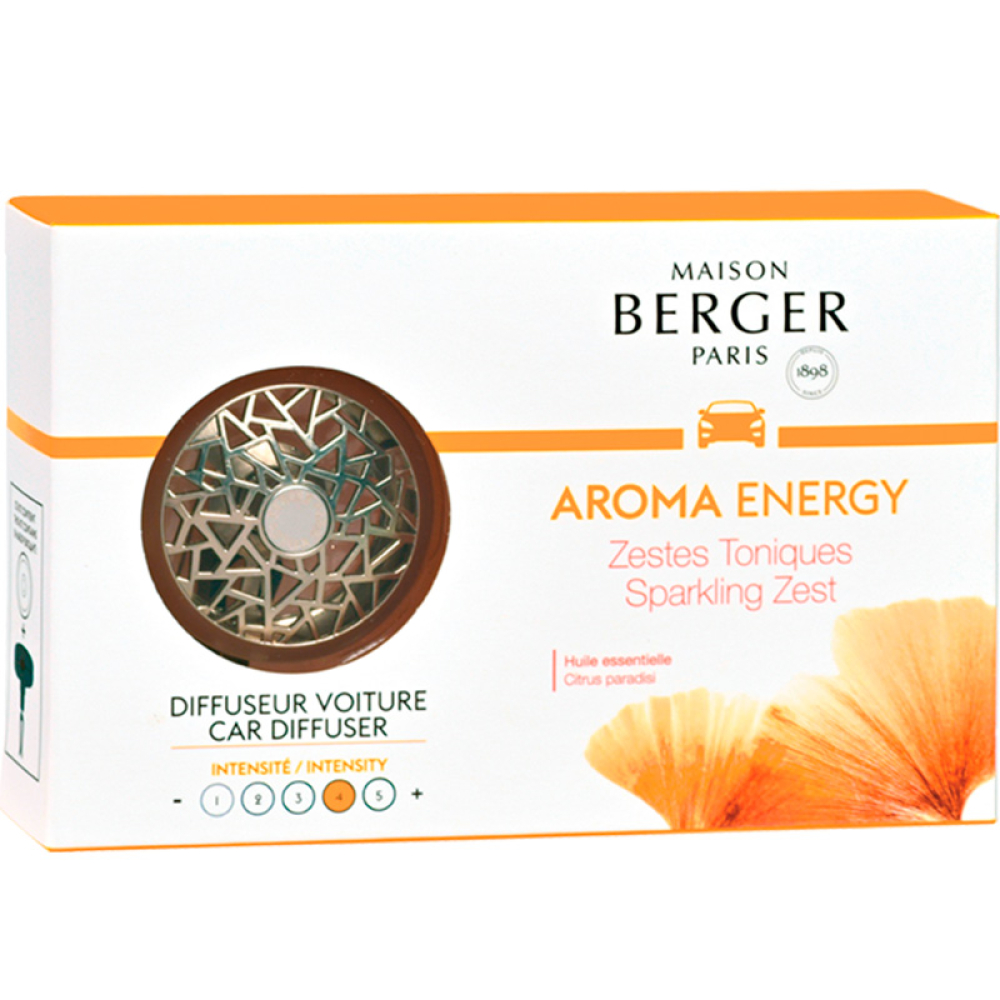 Дифузор для автомобіля Maison Berger Paris з ароматом AROMA ENERGY