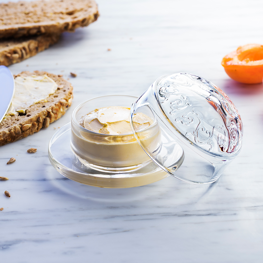 Маслянка кругла з кришкою La Rochere VERSAILLES, вис. 6,5 см, діам. 9,5 см, 70 мл