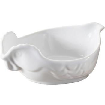 Блюдо для птицы Revol, белое, 0,2 л, 15 х 10 х 6 см