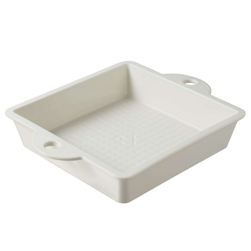 Квадратная форма Revol для запекания, кремовая, 25,5 х 25,5 х 5,6 см, 2 л