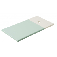 Прямоугольное блюдце для закусок Revol Color Lab, бирюзовое, 24,5 х 13 х 0,8 см