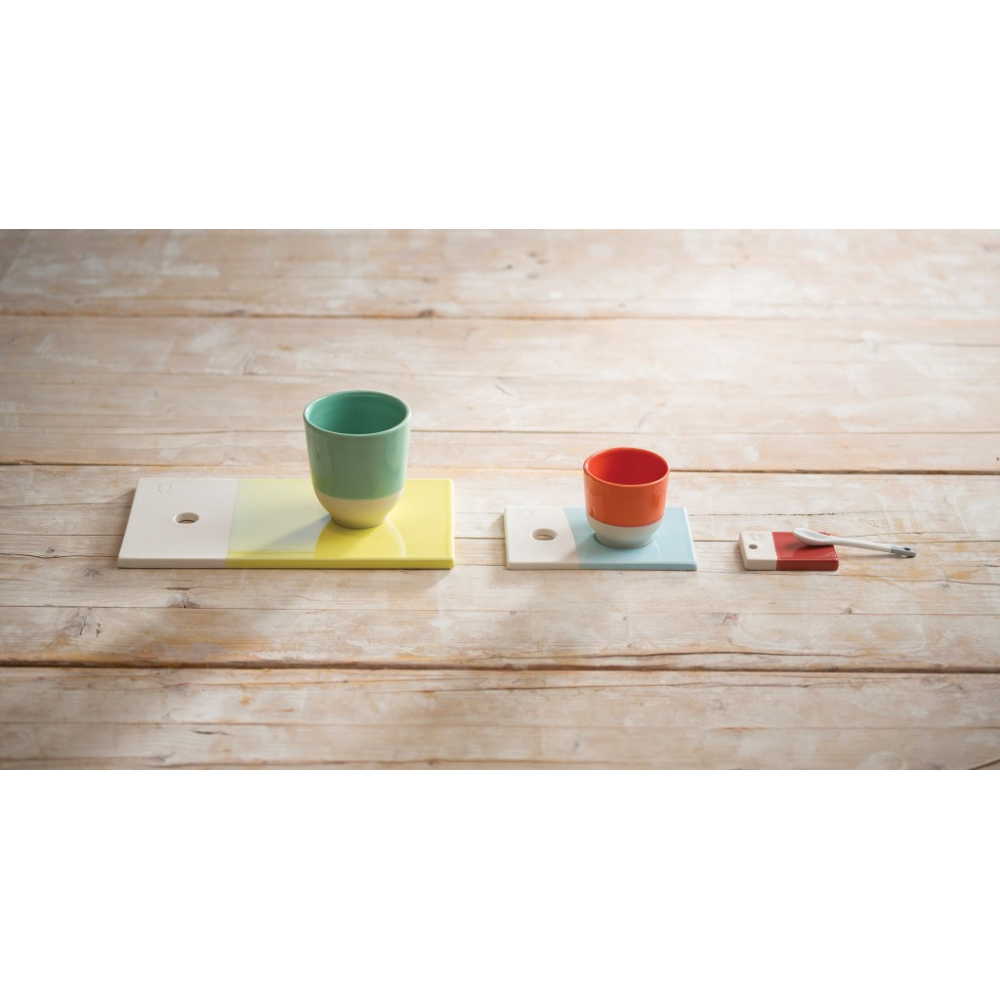 Прямоугольное блюдце для закусок Revol Color Lab, лимонное, 24,5 х 13 х 0,8 см