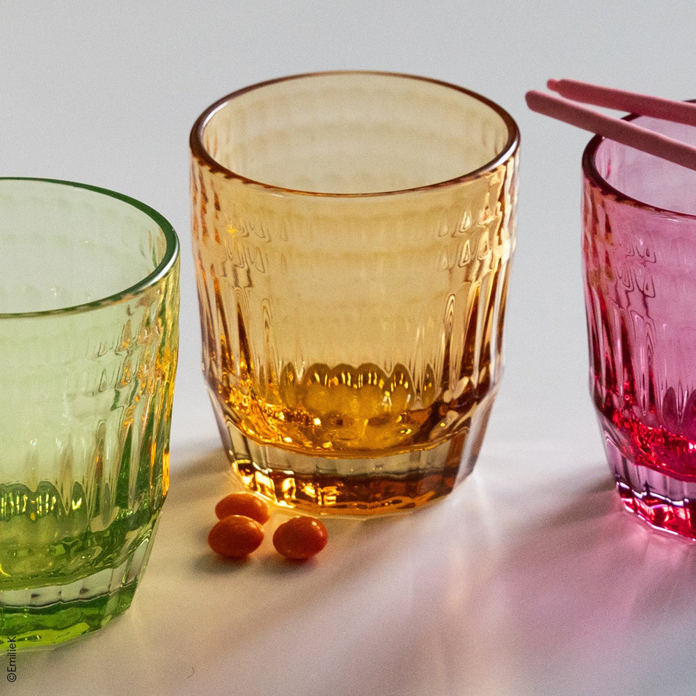 Стакан для напитков La Rochere COTES MANDARINE, выс. 9 см, 270 мл