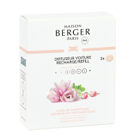 Картридж для дифузора для автівки Maison Berger Paris з ароматом UNDERNEATH THE MAGNOLIAS, 2 шт.