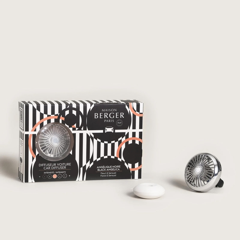 Дифузор для автівки Maison Berger Paris з ароматом BLACK ANGELICA