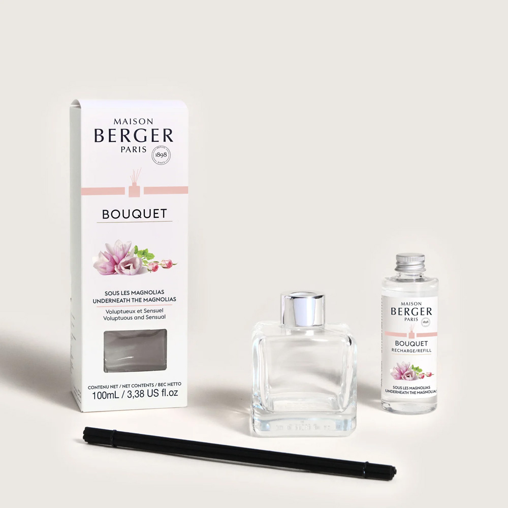 Дифуфзор Maison Berger Paris ICE CUBE с ароматом UNDERNEATH THE MAGNOLIAS, 100 мл