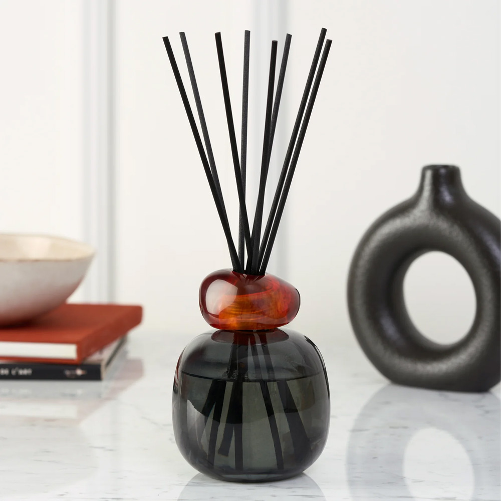 Диффузор Maison Berger Paris MINERAL BLACK AMBER + Наполнитель с ароматом WILDERNESS, 180 мл