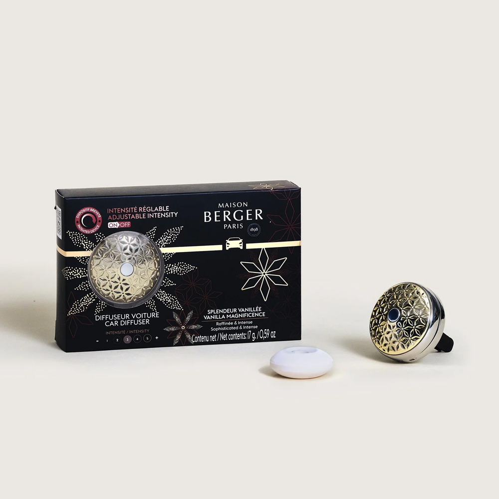 Диффузор для автомобиля Maison Berger Paris POMELIS с ароматом VANILLA MAGNIFICENCE