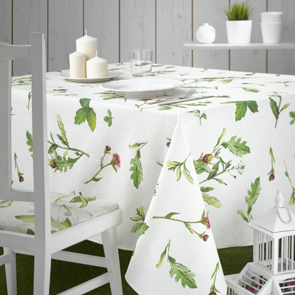 Скатерть Atenas Home Textile Nature, хлопок с покрытием, 150 х 200 см