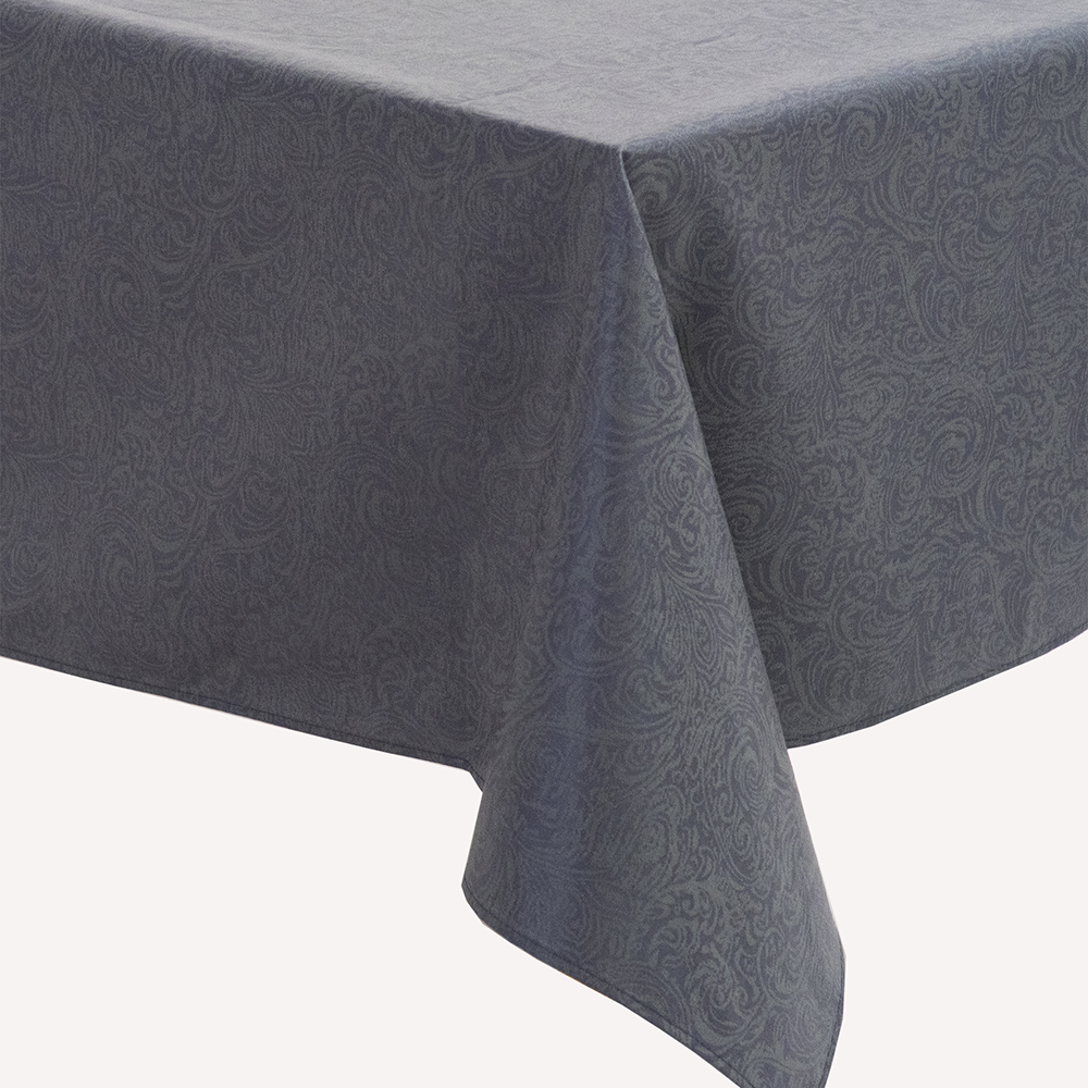 Скатертина Atenas Home Textile Martina Gris, бавовна з покриттям, 160 х 160 см