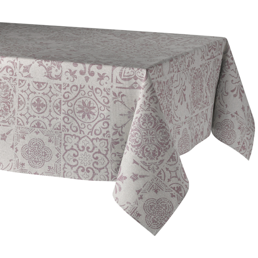 Скатертина Atenas Home Textile Medina Rosa, бавовна з покриттям, 150 x 200 см