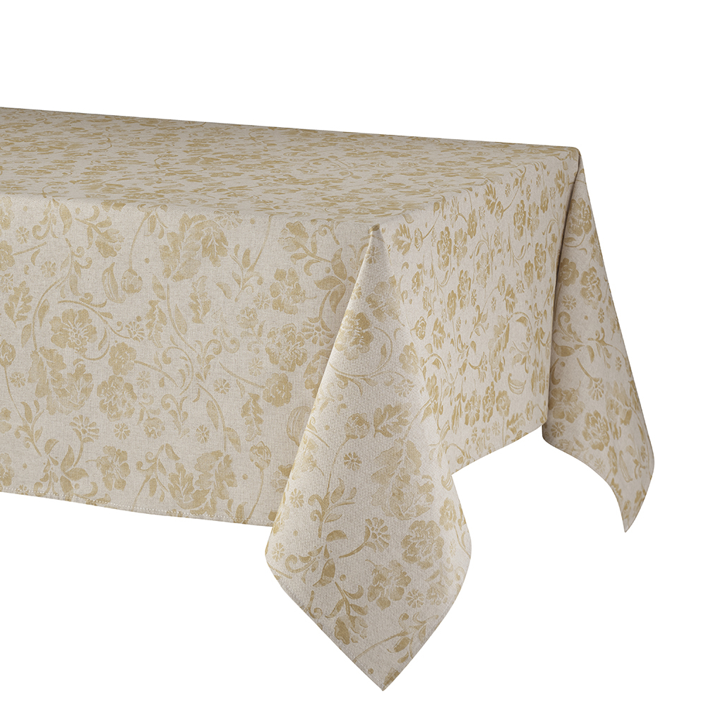 Скатерть Atenas Home Textile Livia Dorado, хлопок с покрытием, 150 х 250 см
