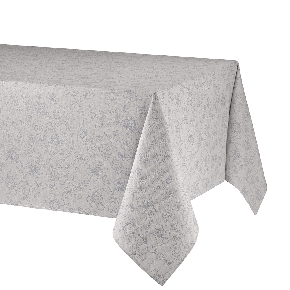 Скатерть Atenas Home Textile Helena Plata, хлопок с покрытием, 150 х 300 см