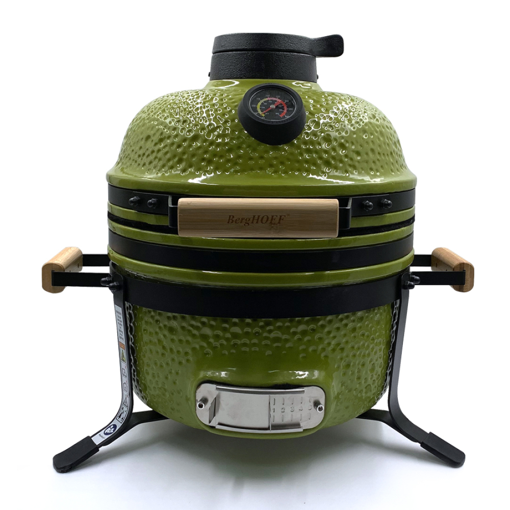 Средний керамический гриль-печь BergHOFF, зеленый