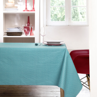 Скатерть Atenas Home Textile Vichy Azul, хлопок с покрытием, 160 х 160 см