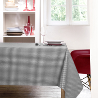 Скатерть Atenas Home Textile Vichy Gris, хлопок с покрытием, 160 х 160 см