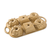 Форма для випічки Nordic Ware Bundtlette gold, 36 х 21 х 4 см