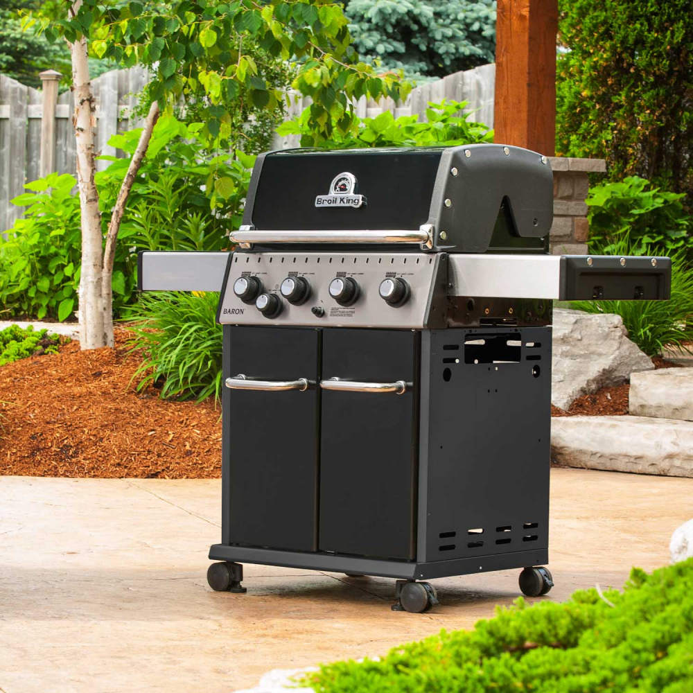 Гриль газовий Broil King Baron 440 BLK