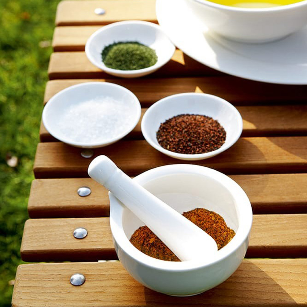 Ступка с пестиком Maxwell & Williams WHITE BASICS ROUND, фарфор, 12 х 12, 360 мл