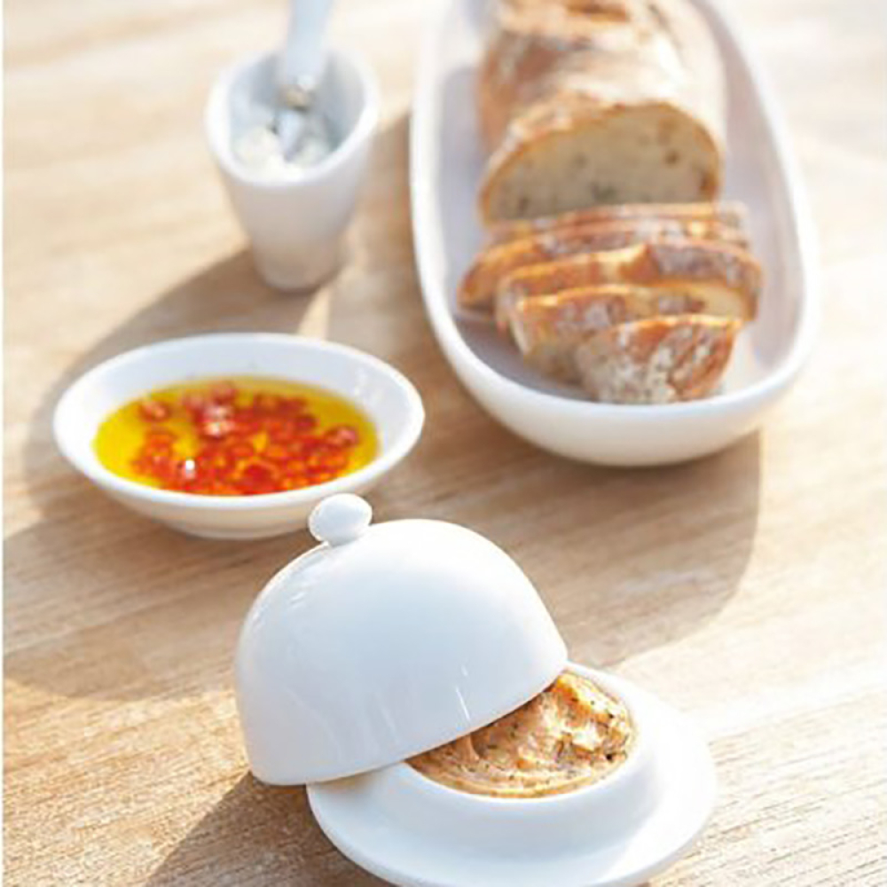 Тарелка для багета Maxwell & Williams WHITE BASICS ROUND фарфоровая, 40 х 12,5 см