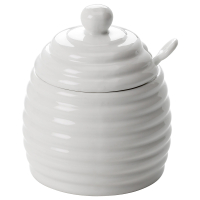 Емкость для меда с ложкой Maxwell & Williams WHITE BASICS ACCESS фарфоровая, 280 мл