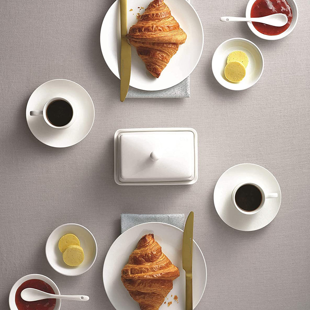 Маслянка з кришкою Maxwell & Williams WHITE BASICS KITCHEN порцелянова, 250 гр.