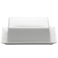 Маслянка з кришкою Maxwell & Williams WHITE BASICS KITCHEN порцелянова, 250 гр.
