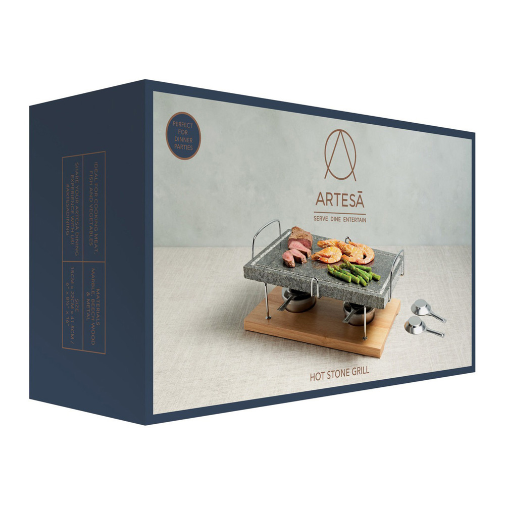 Гриль каменный настольный Kitchen Craft ARTESA, 42 х 22 см