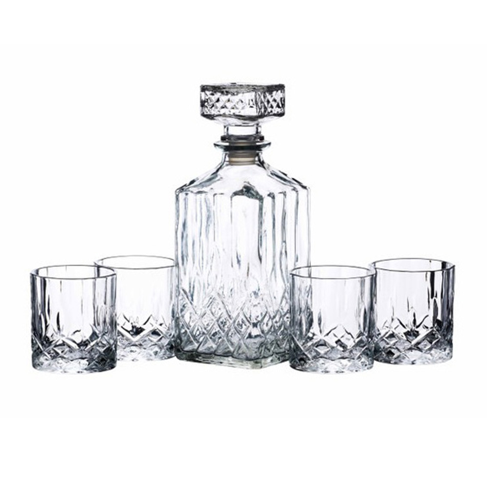 Набор для виски Kitchen Craft BARCRAFT, стекло, 5 пр.