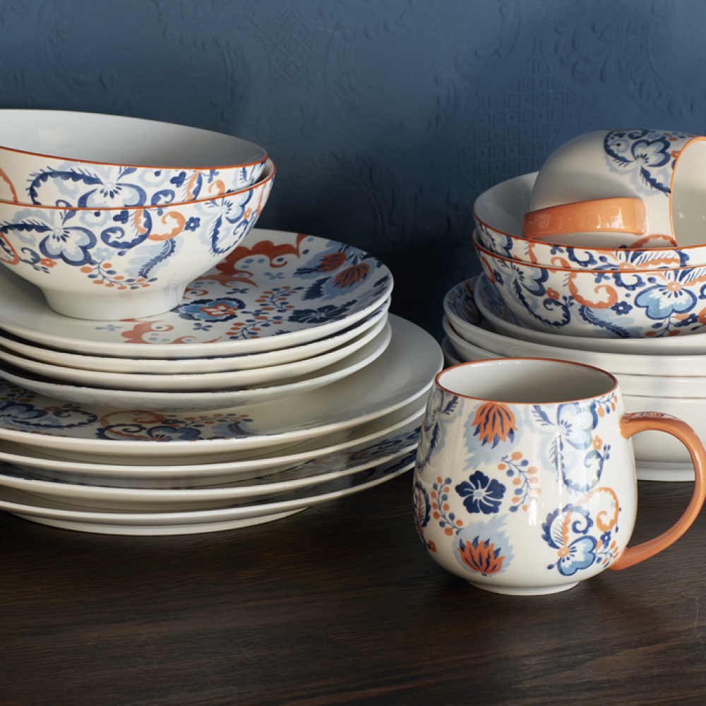 Набір обідніх тарілок CreativeTops Rococo Silk, порцеляна, діам. 27 см, 4 шт.