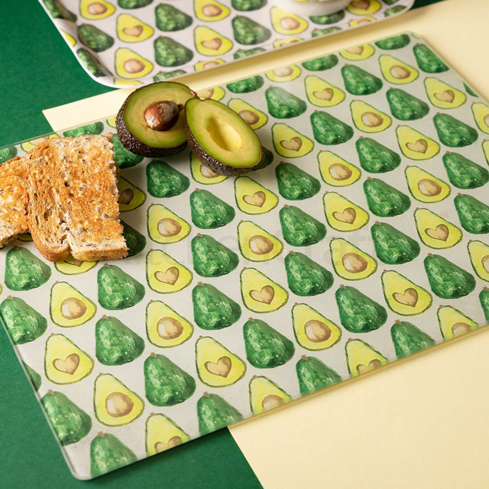 Доска стеклянная CreativeTops Avocuddle, 40 x 30 см