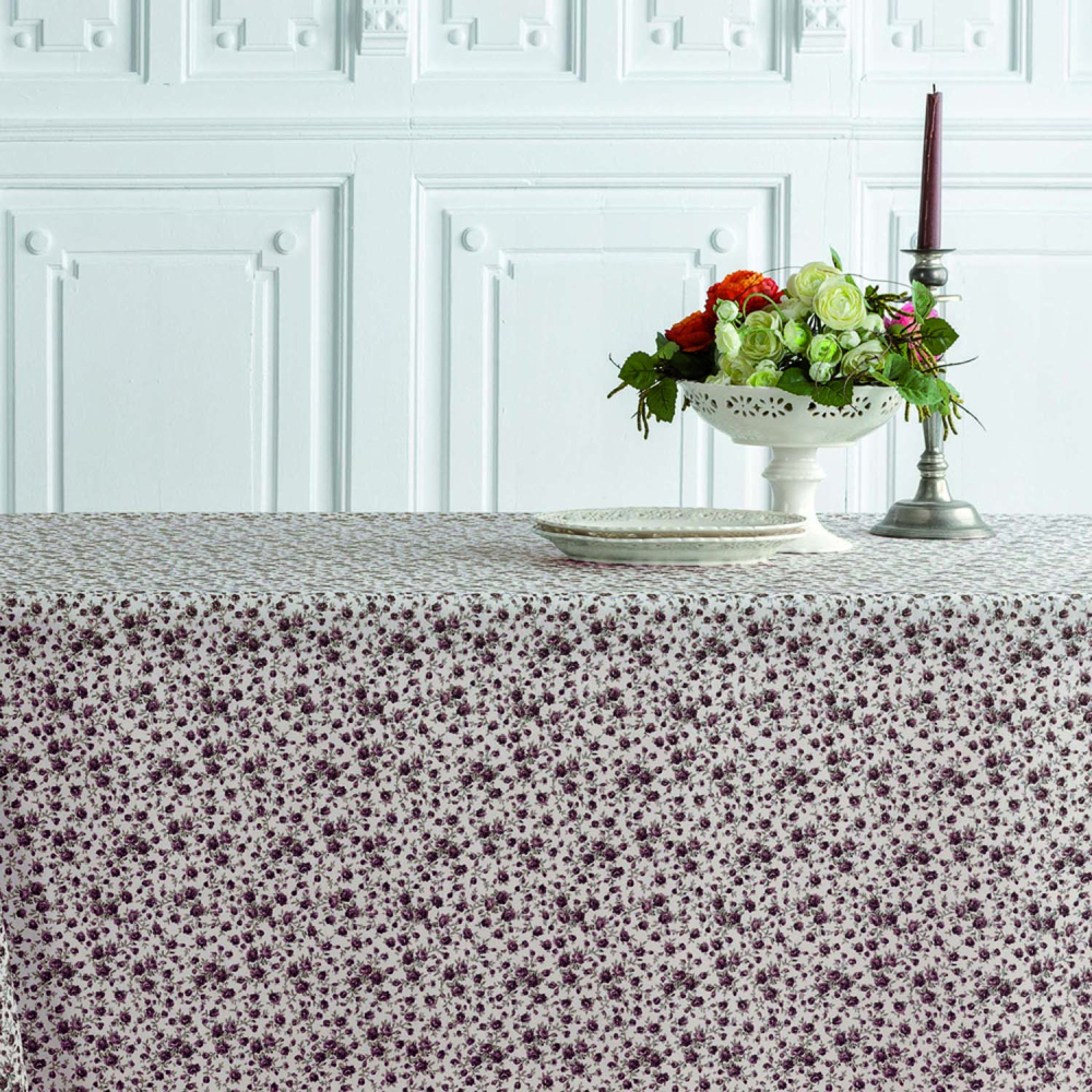 Скатертина Aitana textil Matisse Granate, полікотон, 140 х 200 cм