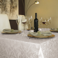 Скатерть Aitana textil Visconti Nata, жаккард, 160 х 300 cм