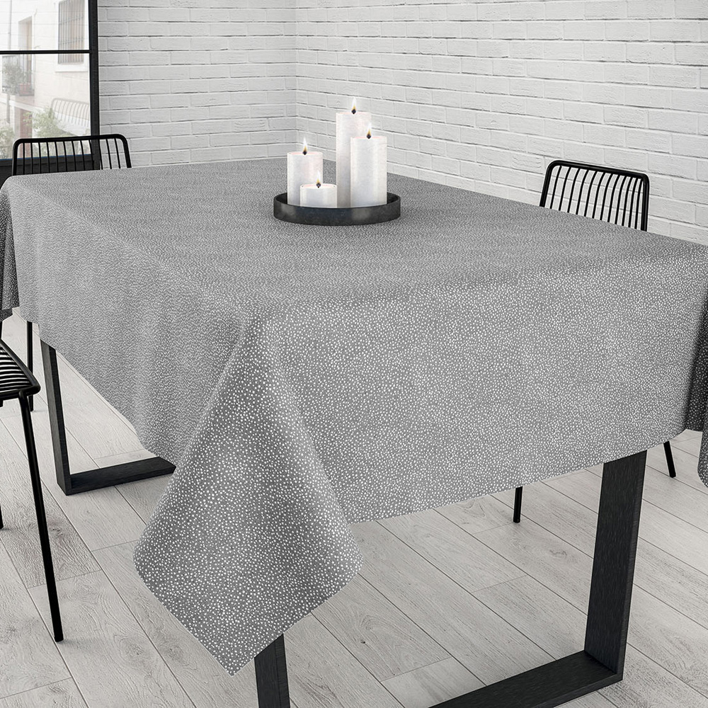 Скатерть Aitana textil Goya Grey в рулоне, жаккард, ширина 140 см