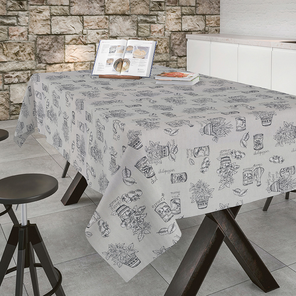 Скатерть Aitana textil Vermeer, поликотон, 140 х 200 cм