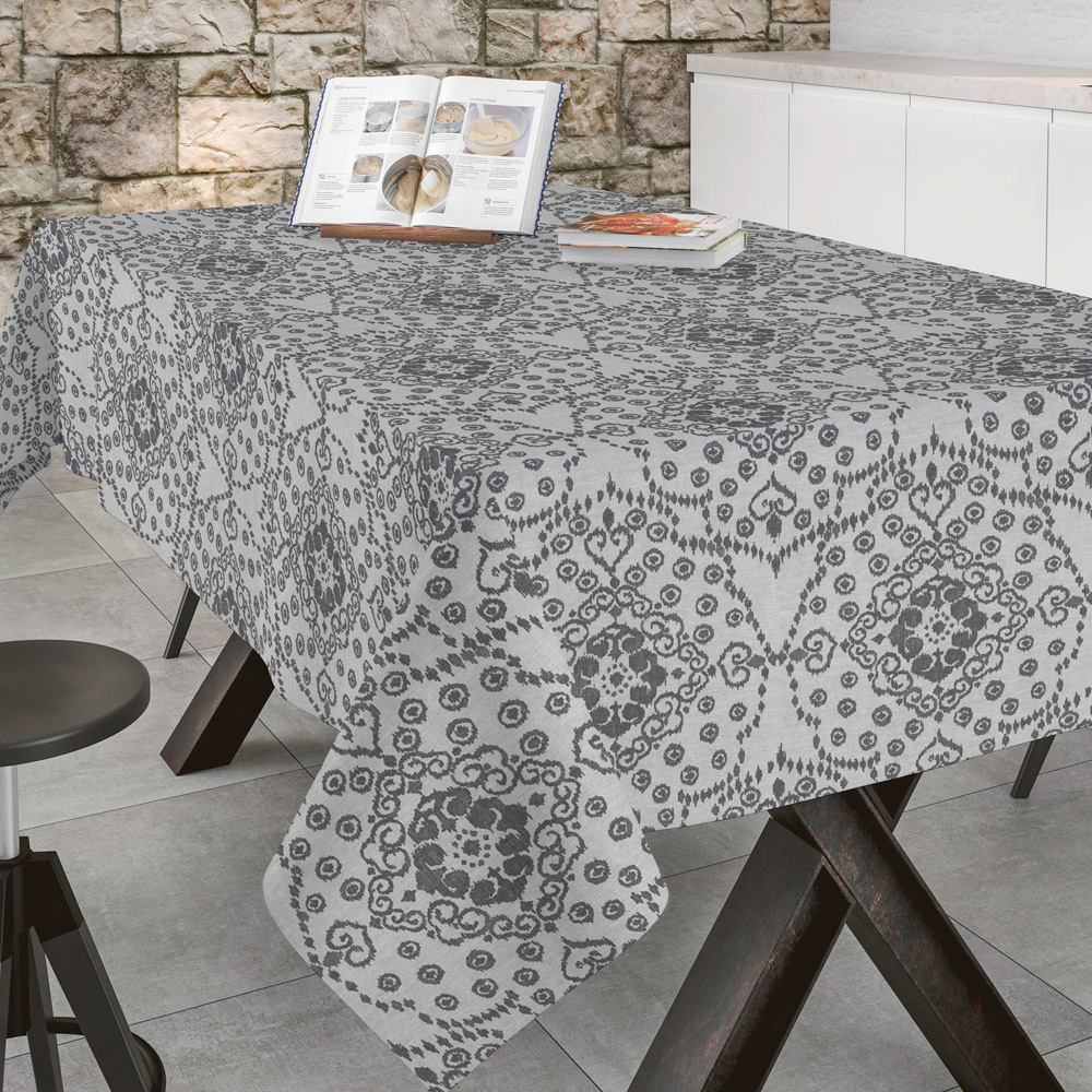 Скатерть Aitana textil Giotto Choco, поликотон, 140 х 200 см