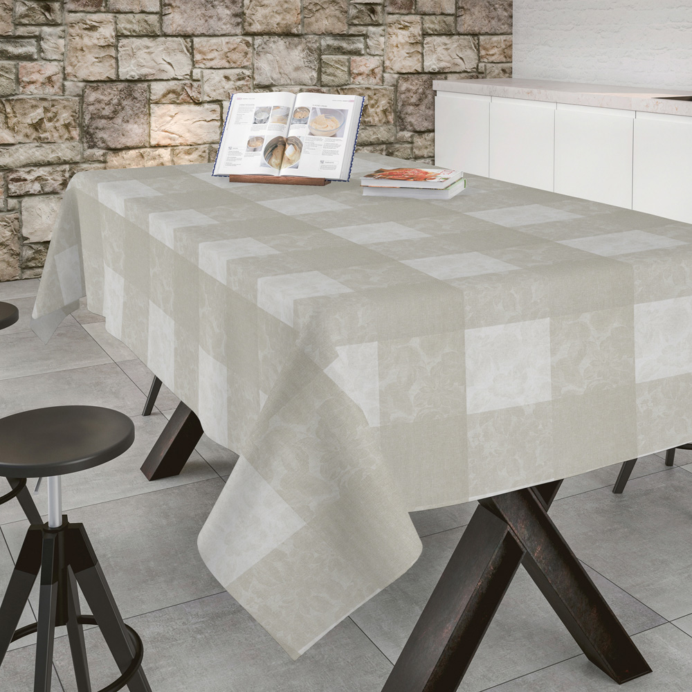 Скатерть Aitana textil Millet Blanco, поликотон, 140 х 200 cм