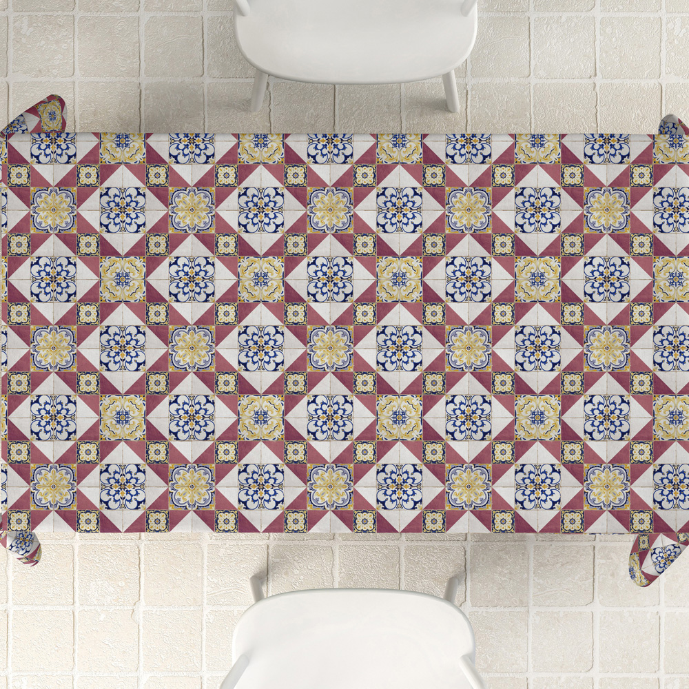 Скатерть Aitana textil Digital 077, поликотон, 140 х 200 cм