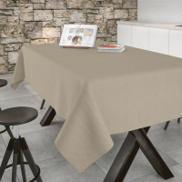 Скатертина Aitana textil Brocos Sand, полікотон, 140 х 140 cм