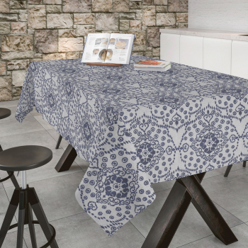 Скатерть Aitana textil Giotto Jeans, поликотон, 140 х 140 см