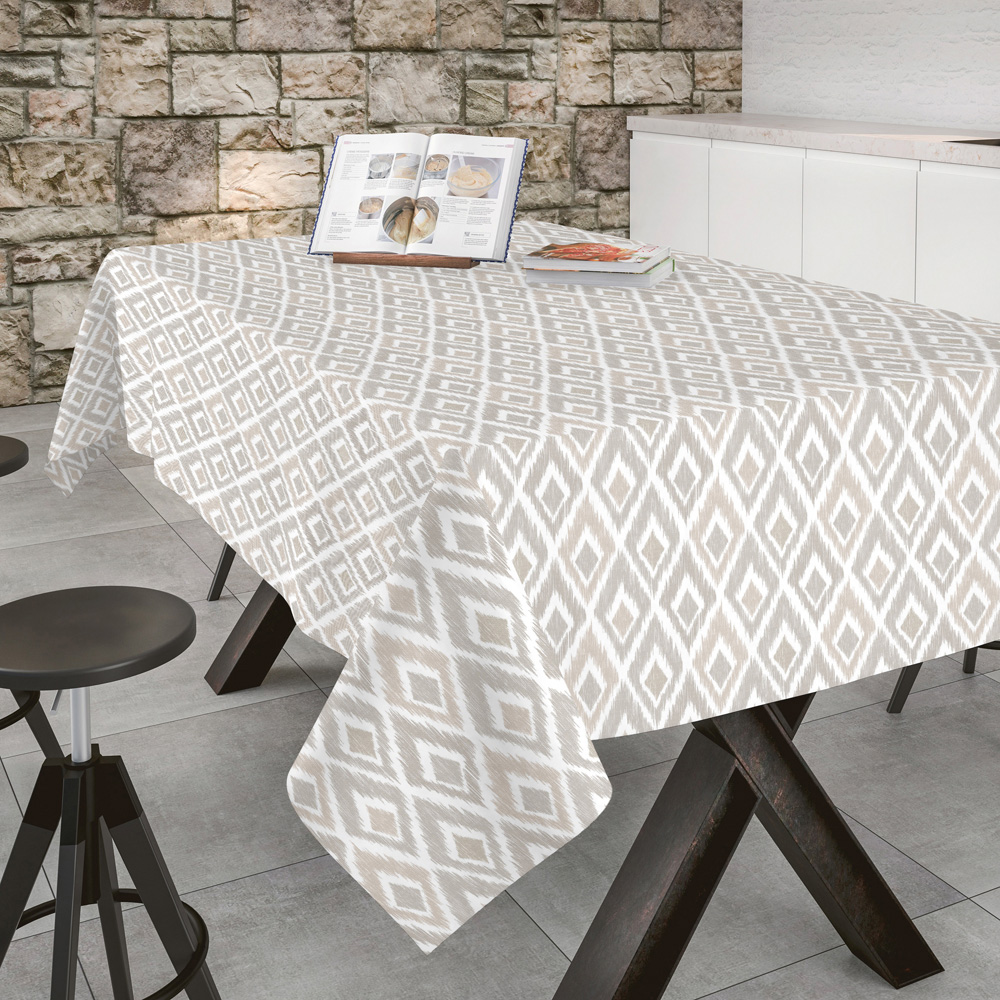 Скатерть Aitana textil Digital 068, поликотон, 140 х 140 cм