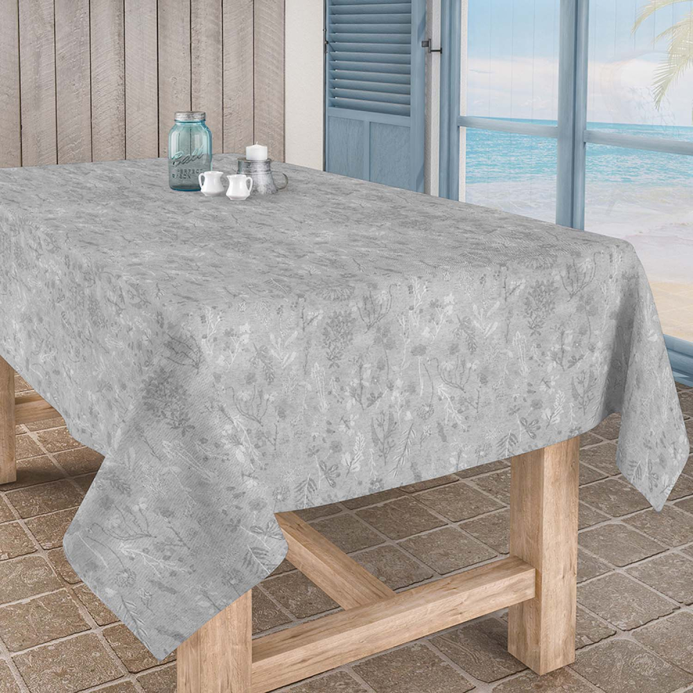 Скатерть Aitana textil Lorrain Gris, жаккард, 140 х 200 cм