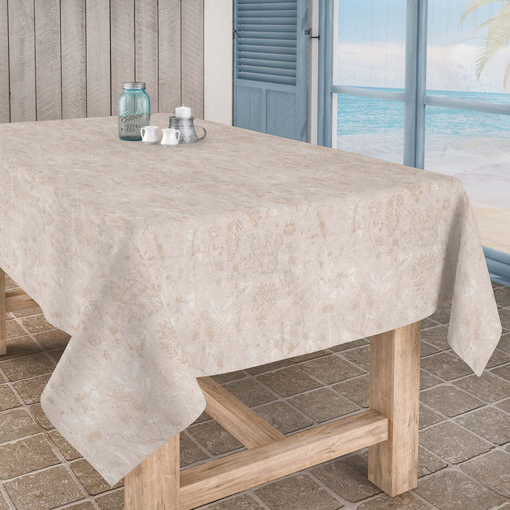 Скатерть Aitana textil Lorrain Lino, жаккард, 140 х 250 cм